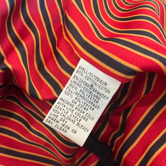 Vintage Talbots Navy Corduroy Quilted Vest- M - Picture 6 of 10